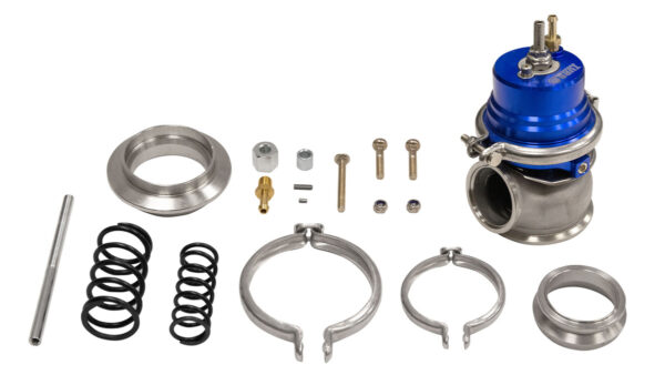 Wastegate zewnętrzny TurboWorks 60mm 1.6 Bar V-Band Niebieski