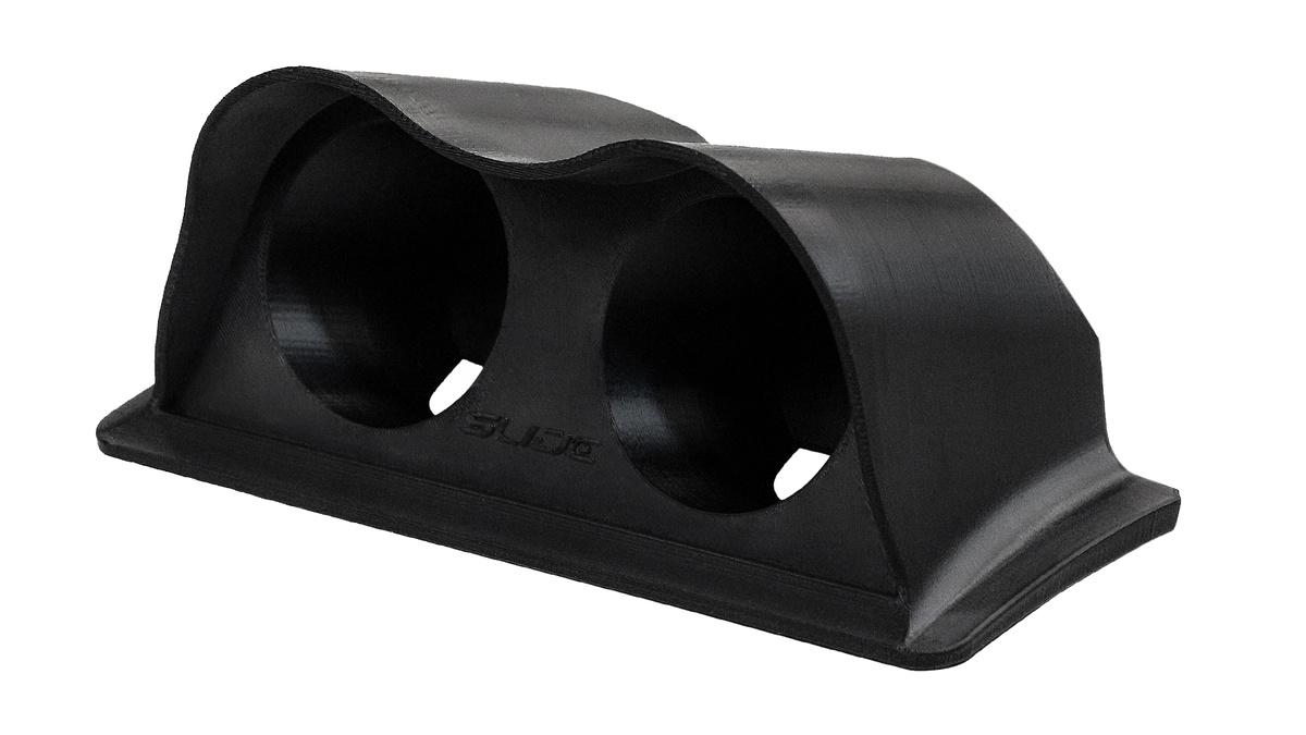 Adapter do Zegarów 2x 60mm na deskę BMW 3 E46 z tylnym otworem na przewody