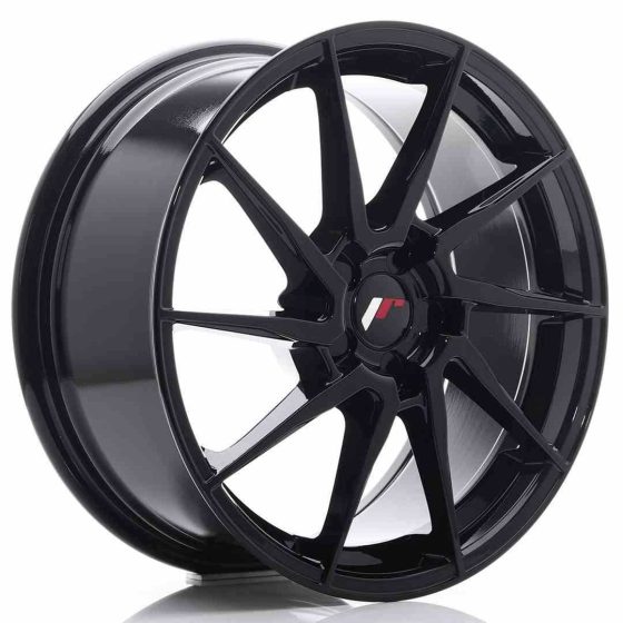 JR Wheels JR36 18x8 ET35-52 5H BLANK Gloss Black