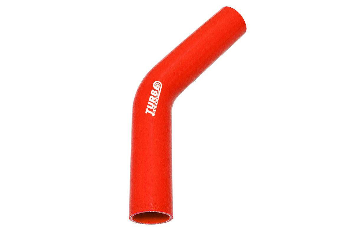 Kolanko 45st TurboWorks Red 57mm XL
