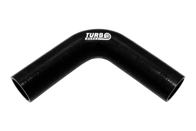 Kolanko 90st TurboWorks Black 80mm XL