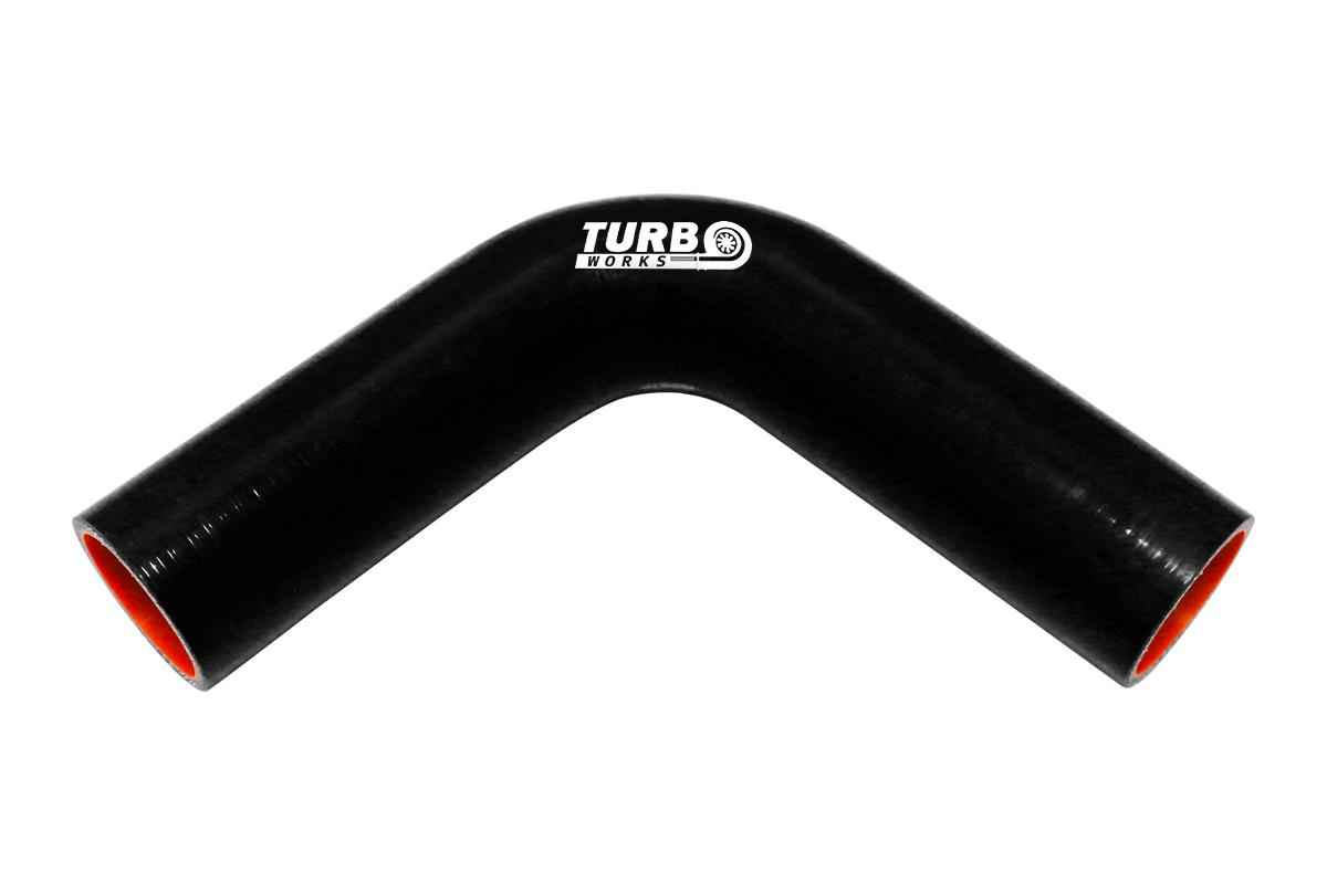 Kolanko 90st TurboWorks Pro Black 12mm XL