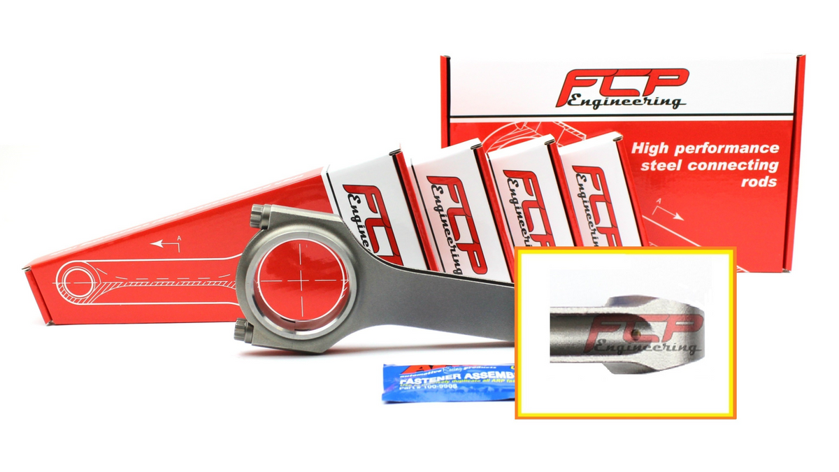 Kute korbowody Audi / VW 2.0 TSI EA888 144mm/23mm H-beam, tłoki OEM FCP