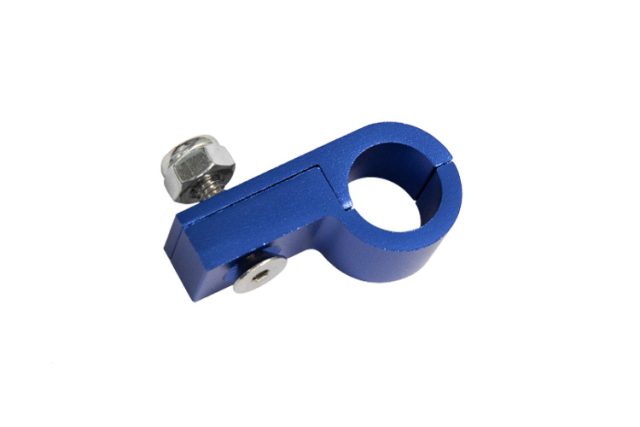 Mocowanie uchwyt przewodów 11,1mm pojedyncze aluminium