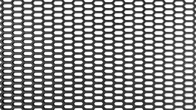 Siatka ABS Honey Comb Black 120*40cm 16x7mm