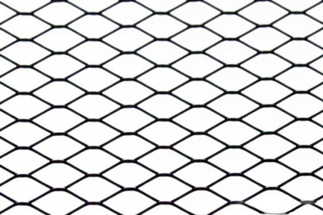 Siatka ALU Diamond Black 120x40cm 12x7mm