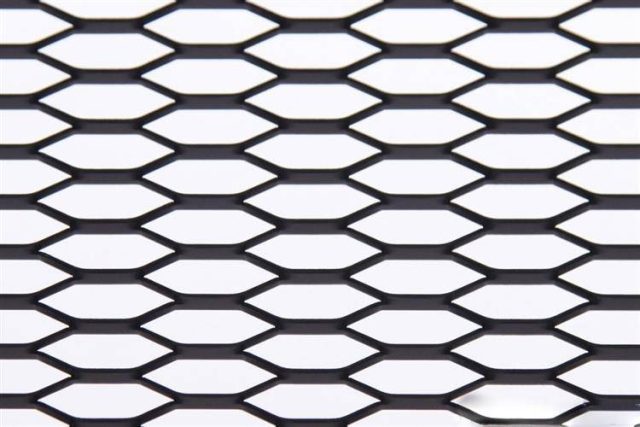 Siatka ALU Honey Comb Black 120x20cm 21x6mm