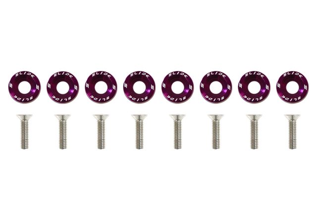 Śrubki ozdobne M6x1.0 15mm SLIDE Purple