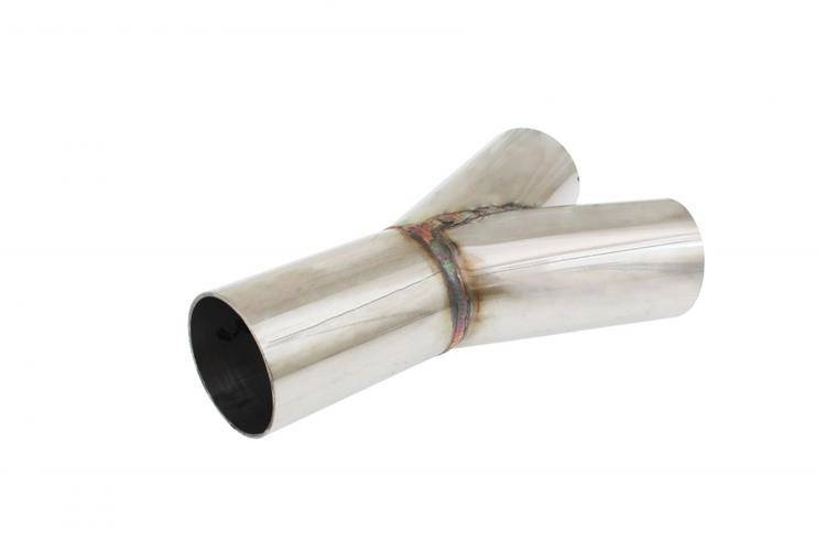 Trójnik wydechu 45st 63/76mm 304SS