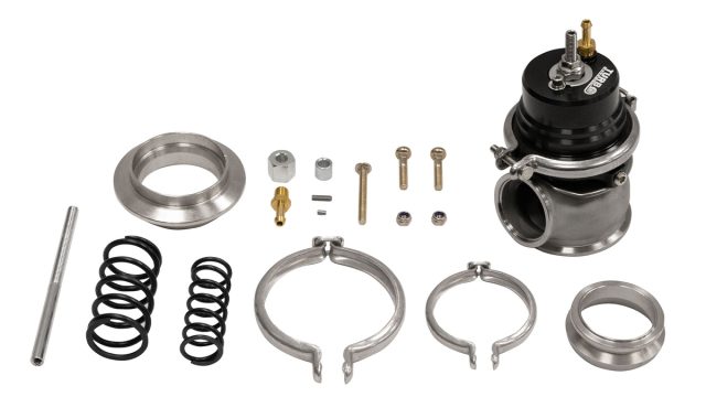 Wastegate zewnętrzny TurboWorks 50mm 1.6 Bar V-Band Czarny