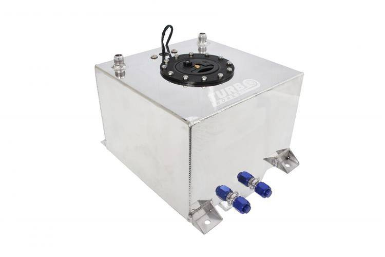 Zbiornik paliwa 20L TurboWorks z czujnikiem Srebrny