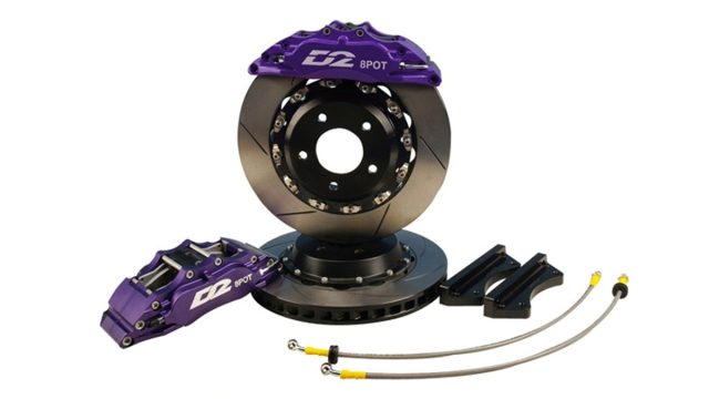 Zestaw hamulcowy 8 tłoczkowy Big Brake Kit Floating przód 421x36 D2
